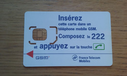 ANCIENNE CARTE GSM SIM FRANCE TELECOM T.B.E !!! - Sonstige & Ohne Zuordnung