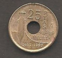 Spagna - Moneta Circolata Da 25 Pesetas Km989 - 1997 - 25 Pesetas