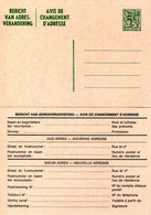 11100103 BE 3 Avis De Changement D'adresse Bilingue; Lion Héraldique 5 + 7 + 9bef - Adressenänderungen