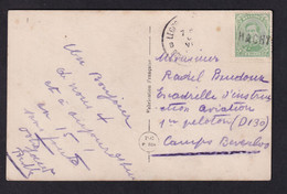 DDY 799 -- Cachets De FORTUNE 1918/19 -  Griffe De HACHY Sur TP Albert Sur Carte Fantaisie Vers Le Camp De BEVERLOO - Fortune Cancels (1919)