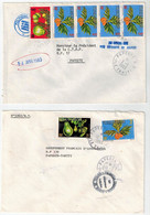 2 Lettres Officielles De PAPEETE   1983 - Covers & Documents