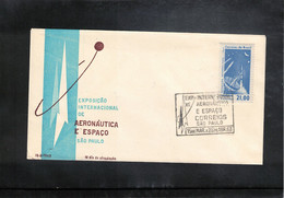 Brazil 1963 Space / Raumfahrt International Space Exhibition Sao Paulo Interesting Letter - América Del Sur