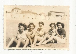 Photographie, 90 X 60 Mm , Pin Up , Pin Ups, Plage De SAINT JEAN DE MONTS ,1946 - Pin-ups