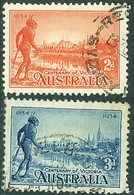 AUSTRALIA 1934 KGV Centenary Of Victoria Perf 11 ½ Lower Values Used SG 147a-8a - Oblitérés