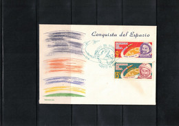 Cuba 1964 Space / Raumfahrt Vostok V + VI FDC - Lettres & Documents