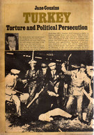 Jane Cousins: Turkey, Torture And Political Persecution – Pluto Press 1973 (1st Edition), Printed By Kensington Pres Bri - Asiatica