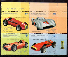 Argentina Serie N ºYvert 2264/67 ** COCHES (CARS) - Nuovi