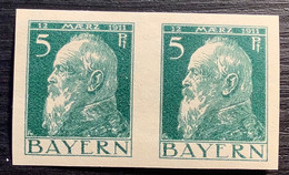 Bayern Mi 77 II U ** MNH LUXUS = 150€, 1911 5 Pf Type II Ungezähnt POSTFRISCH (CRYPTO BITCOIN - Ungebraucht