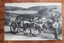 LAC D'AYDAT (63) CHARETTE VACHES FOIN - Pont Du Chateau