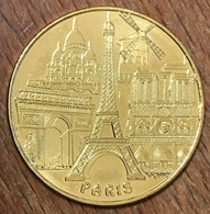 75007 PARIS ARC DE TRIOMPHE TOUR EIFFEL NOTRE-DAME MDP 2019 MÉDAILLE MONNAIE DE PARIS JETON TOURISTIQUE MEDALS TOKENS - 2019