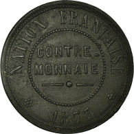 Monnaie, France, 5 Centimes, 1873, SUP, Zinc, Guilloteau:3847c - Probedrucke