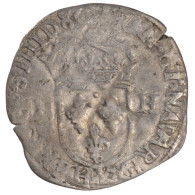 Monnaie, France, Douzain, 1594, Aix En Provence, TB, Argent, Sombart:4420 - 1589-1610 Henri IV Le Vert-Galant
