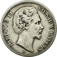 Monnaie, Etats Allemands, BAVARIA, Ludwig II, 2 Mark, 1876, TTB, Argent - Sonstige & Ohne Zuordnung