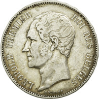 Monnaie, Belgique, Leopold I, 5 Francs, 5 Frank, 1850, TB+, Argent, KM:17 - 5 Frank