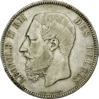 Monnaie, Belgique, Leopold II, 5 Francs, 5 Frank, 1867, TB+, Argent, KM:24 - 5 Frank