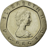 Monnaie, Grande-Bretagne, Elizabeth II, 20 Pence, 1982, TTB+, Copper-nickel - 20 Pence