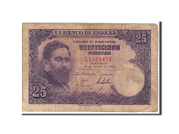 Billet, Espagne, 25 Pesetas, 1954, KM:147a, TB - 25 Pesetas