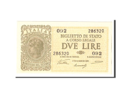 Billet, Italie, 2 Lire, 1944, 1944-11-23, KM:30a, SPL - Regno D'Italia – 2 Lire