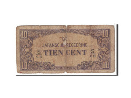Billet, Netherlands Indies, 10 Cents, 1942, Undated, KM:121c, B - Indes Néerlandaises