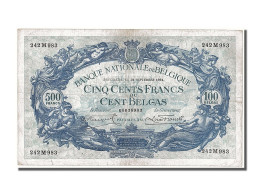 Billet, Belgique, 500 Francs-100 Belgas, 1931, 1931-09-21, TTB - 500 Franchi-100 Belgas