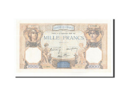 Billet, France, 1000 Francs, 1939, 1939-09-21, TTB+, Fayette:38.37, KM:90c - 1 000 F 1927-1940 ''Cérès Et Mercure''