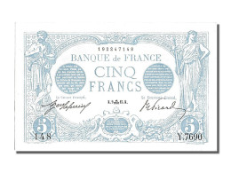 Billet, France, 5 Francs, 5 F 1912-1917 ''Bleu'', 1915, 1915-09-09, SUP+ - 5 F 1912-1917 ''Bleu''