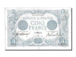 Billet, France, 5 Francs, 5 F 1912-1917 ''Bleu'', 1915, 1915-10-01, SUP - 5 F 1912-1917 ''Bleu''