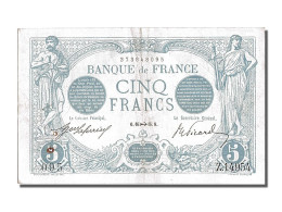 Billet, France, 5 Francs, 5 F 1912-1917 ''Bleu'', 1916, 1916-11-16, SUP - 5 F 1912-1917 ''Bleu''