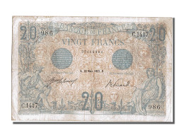 Billet, France, 20 Francs, 20 F 1905-1913 ''Bleu'', 1912, 1912-03-16, TTB - 20 F 1905-1913 ''Bleu''