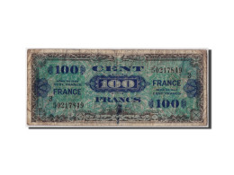 Billet, France, 100 Francs, 1945 Verso France, 1945, B+, Fayette:VF25.3, KM:123c - 1945 Verso Francés