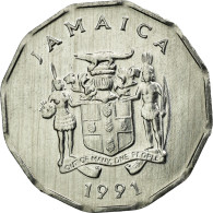 Monnaie, Jamaica, Elizabeth II, Cent, 1991, British Royal Mint, TTB, Aluminium - Jamaique