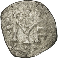 Monnaie, France, Poitou, Denier, Melle, TTB, Argent, Belfort:6645var - 470-751 Monnaies Mérovingiennes