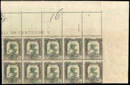 1921, Italienisch-Libyen, 26 K (10) Ecke, ** - Other & Unclassified