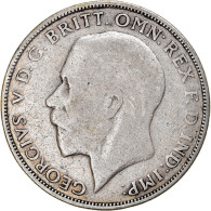 Monnaie, Grande-Bretagne, George V, Florin, Two Shillings, 1923, TB+, Argent - J. 1 Florin / 2 Schillings