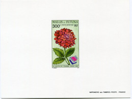 WALLIS-ET-FUTUNA EPREUVE DE LUXE DU PA 182 ** DAHLIA - Non Dentelés, épreuves & Variétés