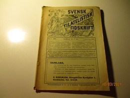 1937 SWEDEN SVENSK FILATELISTIK TIDSKRIFT , M - Scandinavian Languages