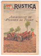 RUSTICA. 1952. N°32. Arracheuse De Pommes De Terre - Garden