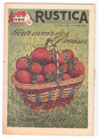 RUSTICA. 1953. N°40. Pour Avoir Des Fraises - Garden