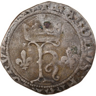 Monnaie, France, Charles VIII, Dizain Karolus, Châlons-en-Champagne, TB+ - 1483-1498 Charles VIII L'Affable