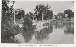 SWEDESBORO  Road And View Of Lake. - Altri & Non Classificati