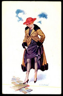 FRANCE - ILLUSTRATEURS  -«F.Fabiano» -"Fabinettes T" (Ed.Delta- Serie 11 Nº 54) Carte Postale - Fabiano