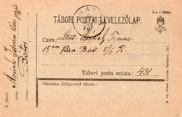 A1066 - TABORI POSTA SZAMA 431 FROM 1918 1WW - WO1