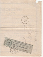 ITALIA  - Pubblicazione Periodica - Type 1863/1877 - 1c Gris Vert IESI / TREIA - Fiscaux