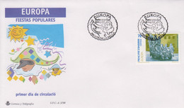 Enveloppe  FDC  1er  Jour   ANDORRA   ANDORRE     EUROPA    1998 - Other & Unclassified