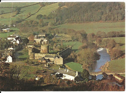 LARGER SIZED MODERN POSTCARD THE VILLAGE OF SKENFRITH - MONMOUTHSHIRE - - Monmouthshire