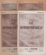 Le Marcophile N°15-16-17-18 - De Beaufond - Sonstige & Ohne Zuordnung