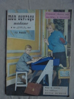 Ancien - Revue Mon Ouvrage Madame N° 121 Octobre 1958 - Mode