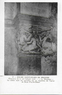 Brioude - Eglise St Julien : Chapiteau De La Nef Latérale Nord : Le Minotaure - Brioude