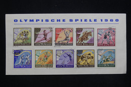 U.R.S.S. - Série Jeux Olympiques De 1960 Sur Enveloppe - L 91614 - Covers & Documents