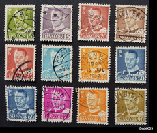 (ti) (DANK05) Timbres DANEMARK DANMARK 1950 Frederik IX Roi King - Other & Unclassified